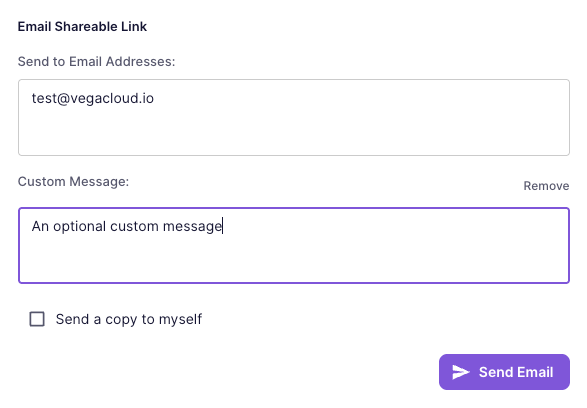 Share Dashboard Dialog